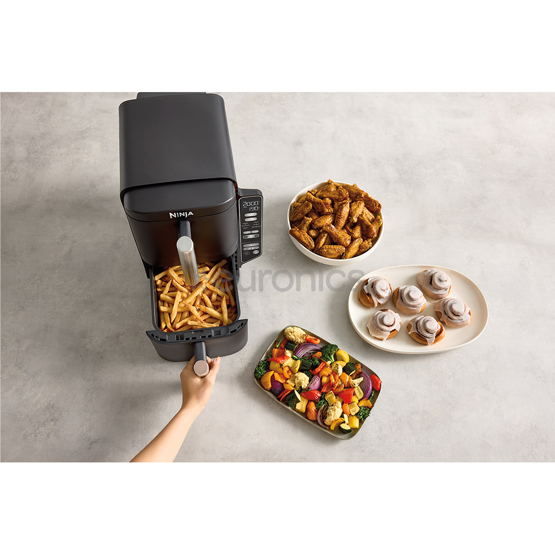 Ninja Double Stack 7,6 л, 2470 Вт, черный - Аэрогриль