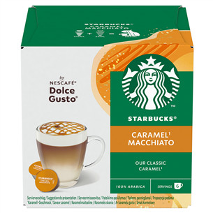 Nescafe Dolce Gusto Starbucks Caramel Macchiato, 6 porcijas - Kafijas kapsulas