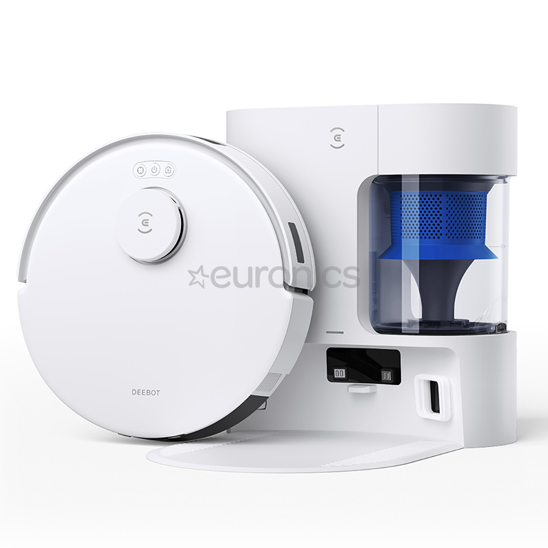 Ecovacs Deebot N20 PLUS, wet & dry, white - Robot vacuum cleaner