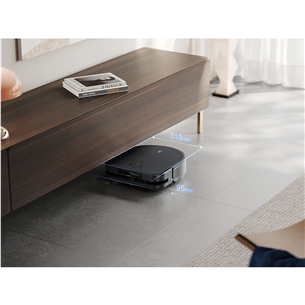 Ecovacs Deebot X5 OMNI, Wet & Dry, melna - Robots putekļu sūcējs