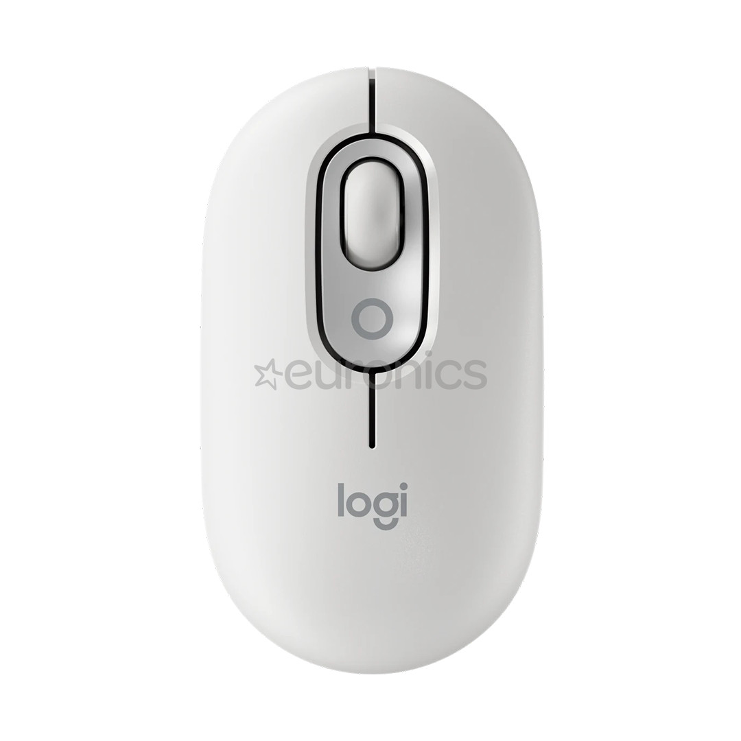 Logitech POP Mouse, balta - Bezvadu datorpele
