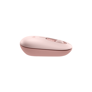Logitech POP Icon Combo, US, rozā/balta - Bezvadu klaviatūra ar peli