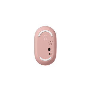 Logitech POP Icon Combo, US, rozā/balta - Bezvadu klaviatūra ar peli