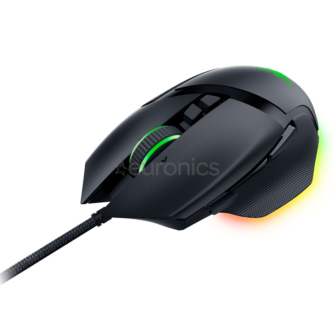 Razer Basilisk V3 35K, melna - Datorpele ar vadu