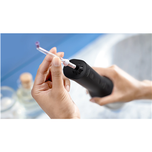 Philips Sonicare Cordless Power Flosser, melna - Zobu starpu tīrītājs + elektriskā zobu birste