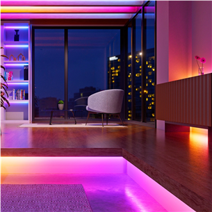 Nanoleaf Matter Smart Addressable Multicolor HD Lightstrip, 5m, RGB, balta - Viedā LED lenta