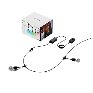 Nanoleaf Matter Smart Outdoor String Lights Starter Kit, 15 m, RGB, black - LED string lights