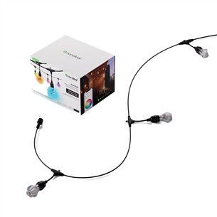 Nanoleaf Matter Smart Outdoor String Lights Expansion Pack, 15 m, RGB, black - LED string lights extension