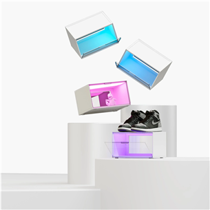 Nanoleaf x Fantaqi EXPO Smart LED Display Case Smarter Kit, 4 pc, white - Smart display case