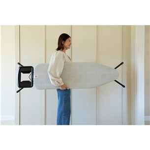 Brabantia, 124x38 cm, pelēka - Gludināmais dēlis