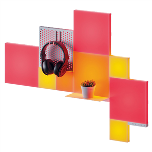 Nanoleaf Blocks Combo XL Smarter Kit, 10 gab. - Viedais LED sienas panelis N8100K02-10CB