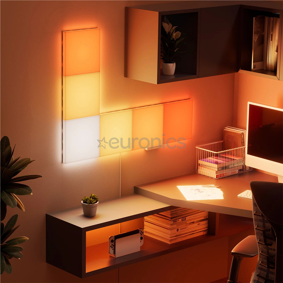 Nanoleaf Blocks Squares Smarter Kit, 6 panels - Smart LED wall panels