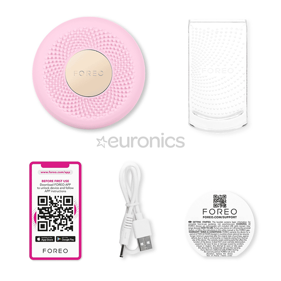 Foreo UFO™ 3 mini, rozā - Ierīce sejas ādas kopšanai