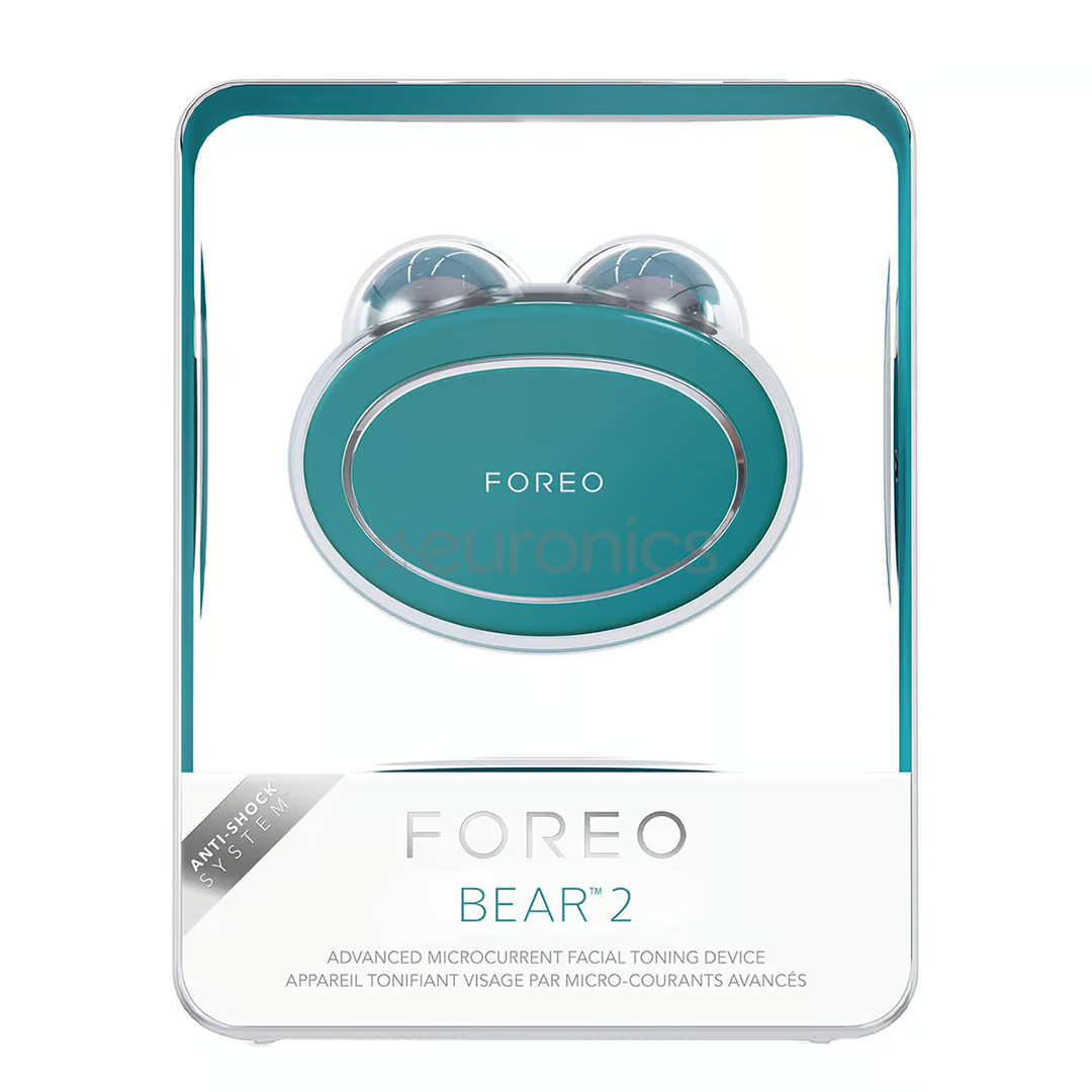 Foreo Bear 2, зеленый - Прибор для тонизирования кожи лица