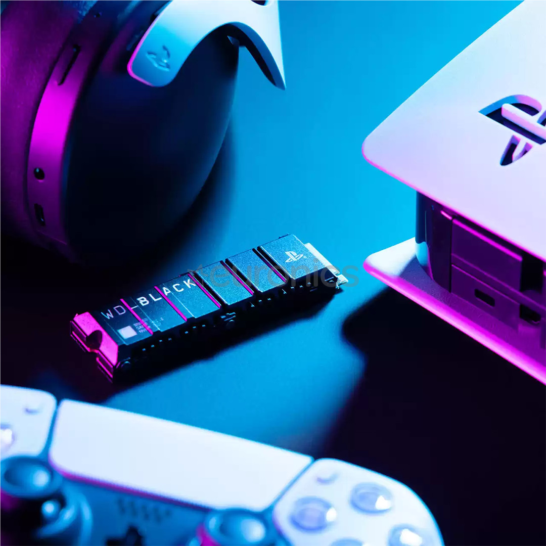 Western Digital WD_BLACK SN850P, 2 TB, PS5, melna - SSD cietais disks