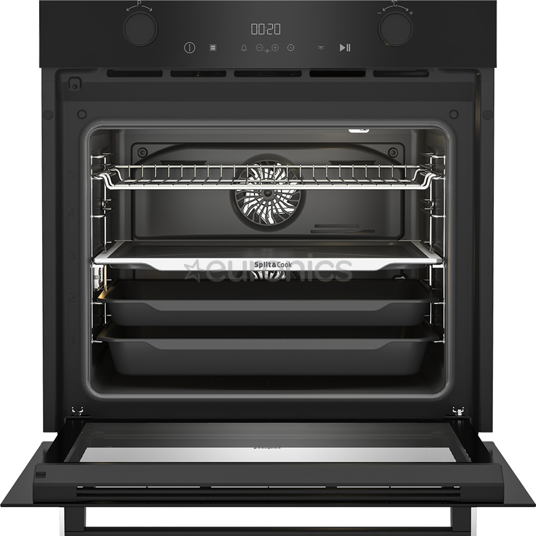 Beko, 72 L, black - Built-in oven