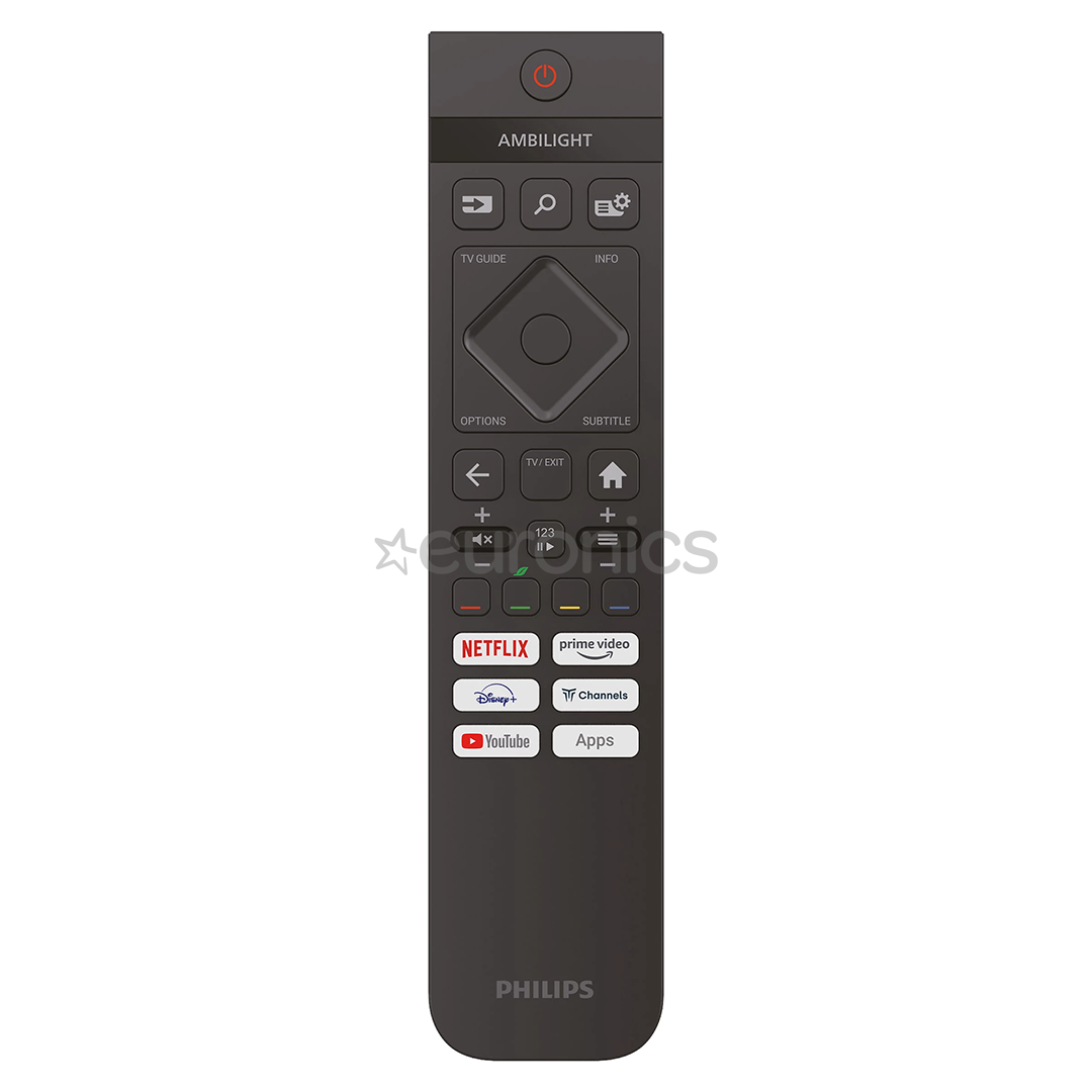 Philips PUS8009, 50'', LED LCD, 4K UHD, black - TV