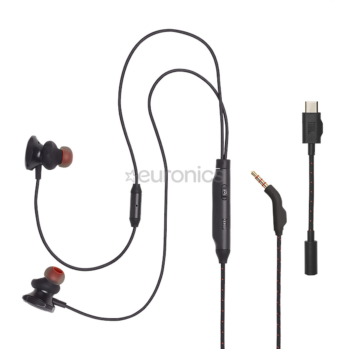 JBL Quantum 50C, USB-C, black - In-ear Headphones