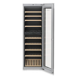 Liebherr, 83 bottles, height 182 cm, black - Built-in Wine Cabinet
