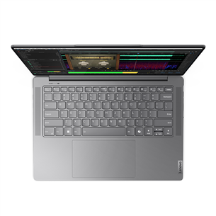 Lenovo Yoga Pro 7 14IMH9, 14,5'', 120 Hz, 2.8K, OLED, Ultra 7, 32 GB, 1 TB, RTX 4050, ENG, pelēka - Portatīvais dators