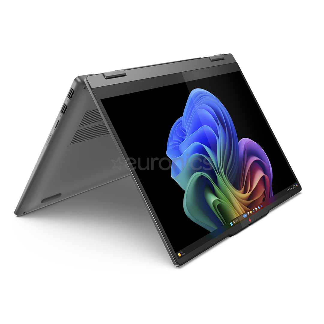 Lenovo IdeaPad 5 2-in-1 14Q8X9, 14'', OLED, X Plus, 16 GB, 512 GB, Copilot+, ENG, pelēka - Portatīvais dators