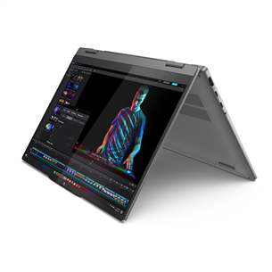 Lenovo IdeaPad 5 2-in-1 14Q8X9, 14'', OLED, X Plus, 16 GB, 512 GB, Copilot+, ENG, pelēka - Portatīvais dators