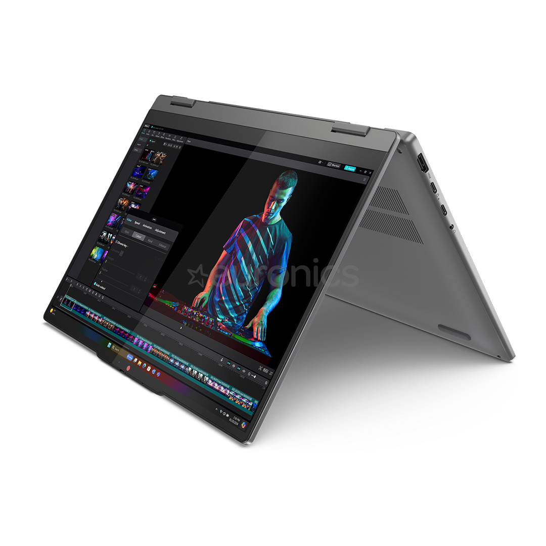 Lenovo IdeaPad 5 2-in-1 14Q8X9, 14'', OLED, X Plus, 16 GB, 512 GB, Copilot+, ENG, pelēka - Portatīvais dators