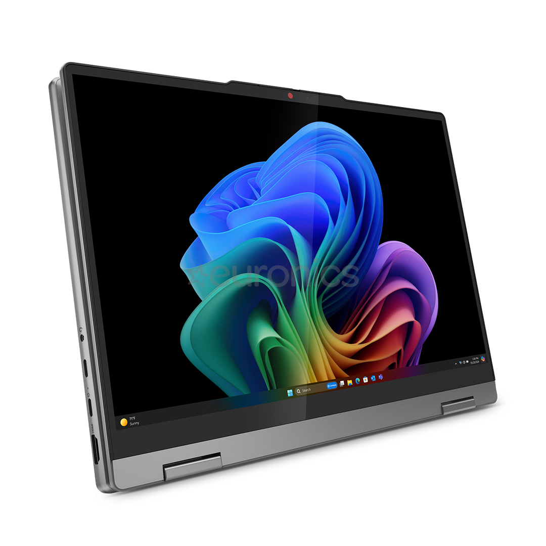 Lenovo IdeaPad 5 2-in-1 14Q8X9, 14'', OLED, X Plus, 16 GB, 512 GB, Copilot+, ENG, pelēka - Portatīvais dators