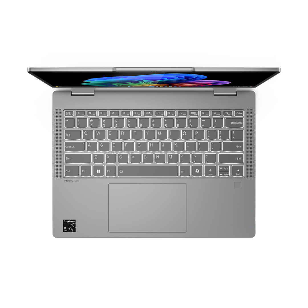Lenovo IdeaPad 5 2-in-1 14Q8X9, 14'', OLED, X Plus, 16 GB, 512 GB, Copilot+, ENG, pelēka - Portatīvais dators
