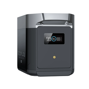 EcoFlow Delta 2 Max Smart Extra Battery, 2048 Wh, melna - Papildu akumulators