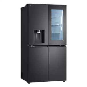 LG, NoFrost, 638 L, augstums 180 cm, melna - SBS Ledusskapis