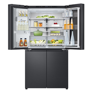 LG, NoFrost, 638 L, augstums 180 cm, melna - SBS Ledusskapis