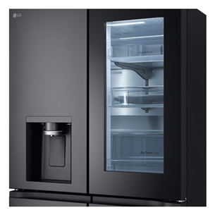 LG, NoFrost, 638 L, augstums 180 cm, melna - SBS Ledusskapis