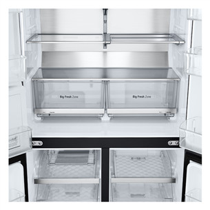 LG, NoFrost, 638 L, augstums 180 cm, melna - SBS Ledusskapis