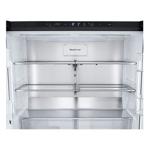 LG, NoFrost, 638 L, augstums 180 cm, melna - SBS Ledusskapis
