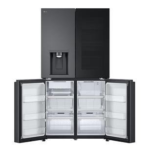 LG, NoFrost, 638 L, augstums 180 cm, melna - SBS Ledusskapis