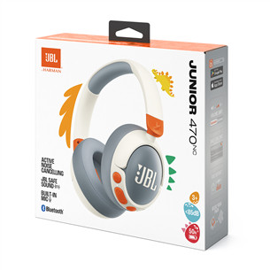 JBL Junior 470NC, белый - Беспроводные наушники