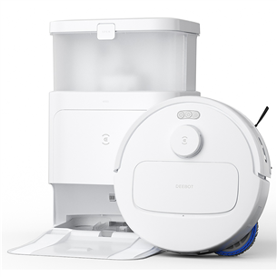 Ecovacs Deebot N30 Pro Omni, Wet & Dry, balta - Robots putekļu sūcējs