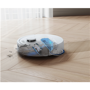 Ecovacs Deebot N30 Pro Omni, Wet & Dry, balta - Robots putekļu sūcējs