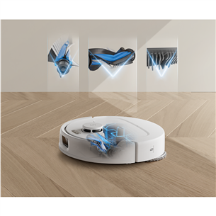 Ecovacs Deebot N30 Pro Omni, Wet & Dry, balta - Robots putekļu sūcējs