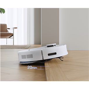 Ecovacs Deebot N30 Pro Omni, Wet & Dry, balta - Robots putekļu sūcējs
