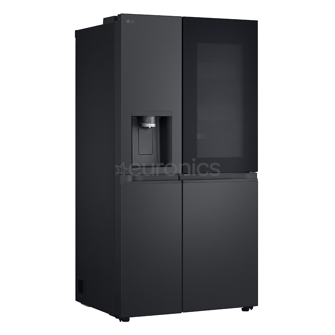 LG, InstaView, 628 L, augstums 179 cm, melna - SBS Ledusskapis