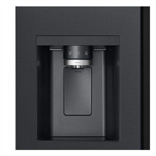 LG, InstaView, 628 L, augstums 179 cm, melna - SBS Ledusskapis