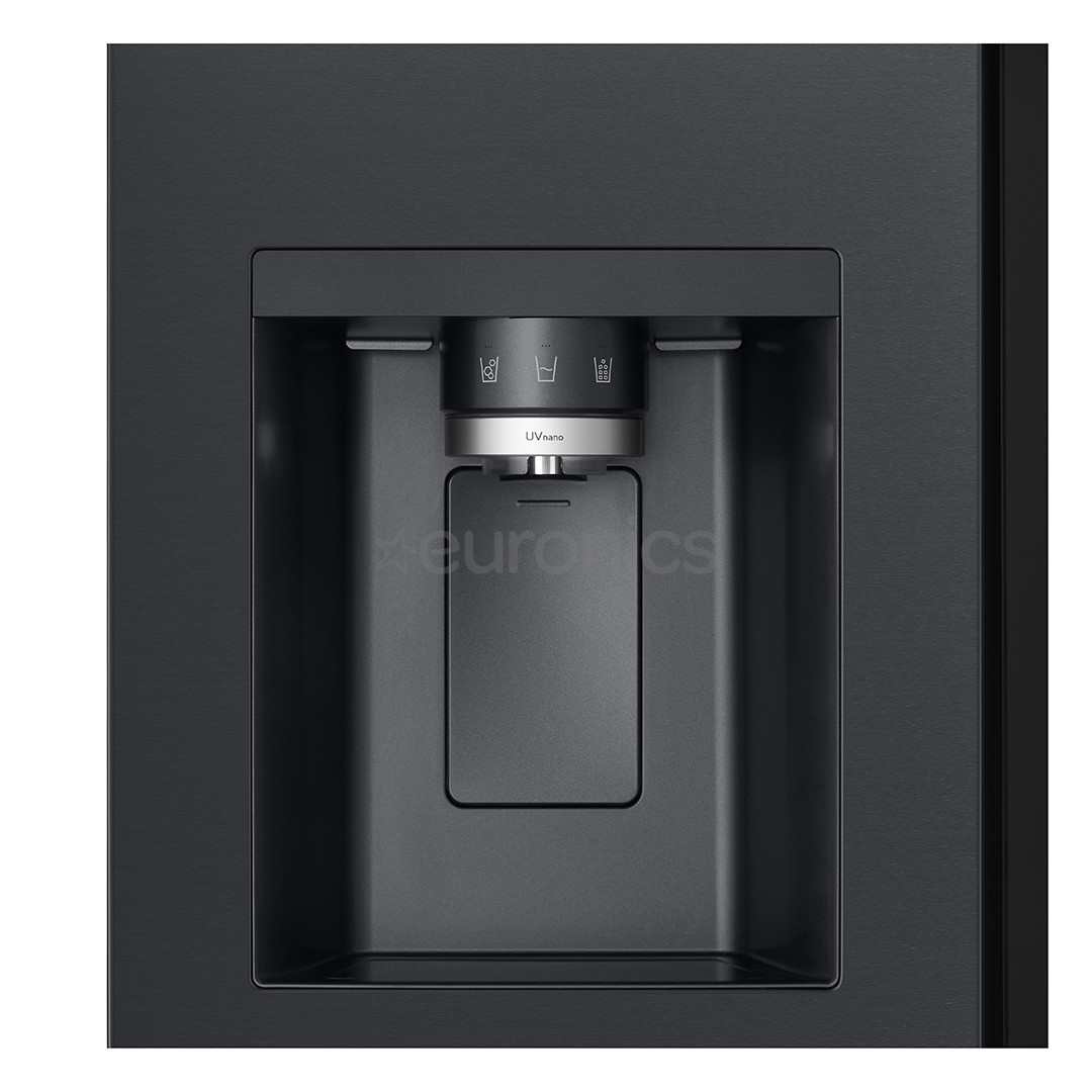 LG, InstaView, 628 L, augstums 179 cm, melna - SBS Ledusskapis