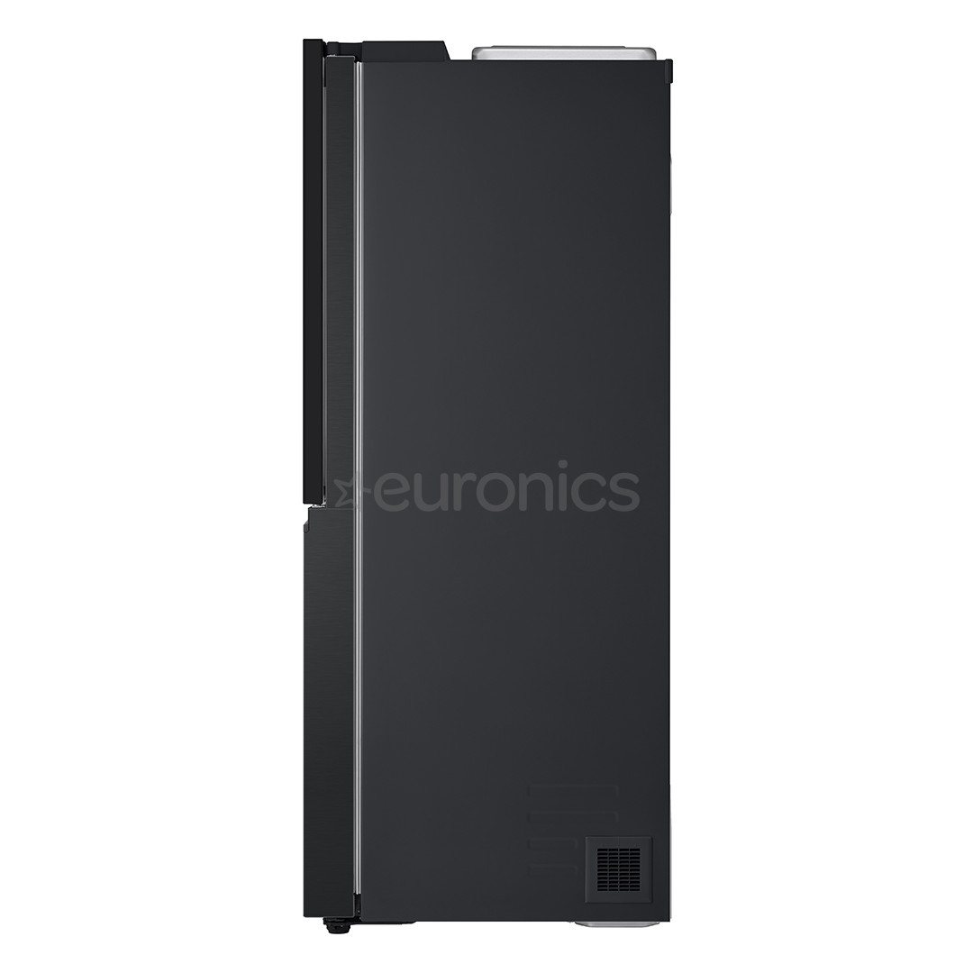 LG, InstaView, 628 L, augstums 179 cm, melna - SBS Ledusskapis