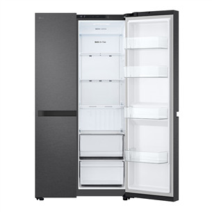 LG, NoFrost, 664 L, augstums 179 cm, melna - Ledusskapis
