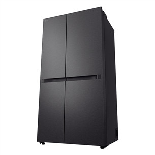 LG, NoFrost, 664 L, augstums 179 cm, melna - Ledusskapis