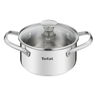Tefal Cook Eat, 7 priekšmeti, 16/20/24 cm - Katlu komplekts + vāki