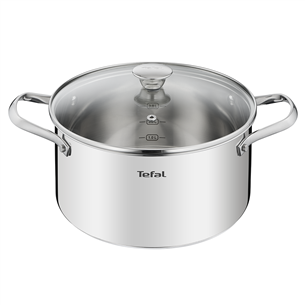 Tefal Cook Eat, 7 priekšmeti, 16/20/24 cm - Katlu komplekts + vāki
