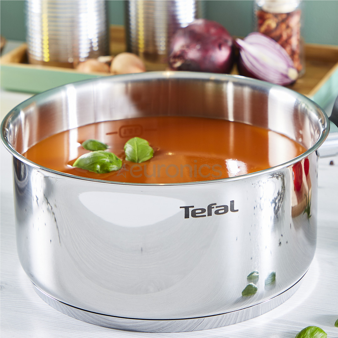 Tefal Cook Eat, 16/20/24 cm, 7 pc set - Saucepan + stewpots + lids
